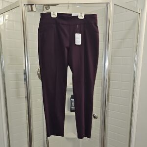 The Effortless Stretch Dark Purple Bootcut Pant. New With Tags.